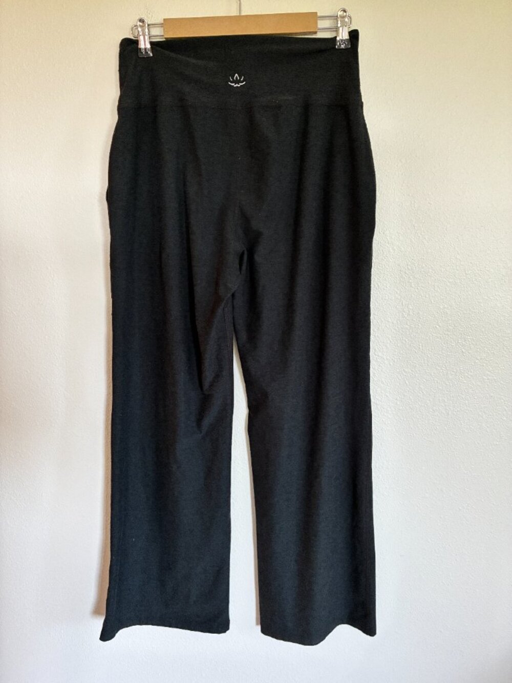 Beyond Yoga Pants Charcoal Gray Wide Leg Athleisure Lounge Comfort - Picture 4 of 6